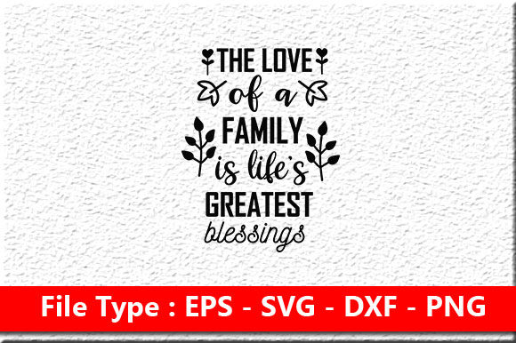 Family Svg Design: A Heartfelt Embroidery Asset