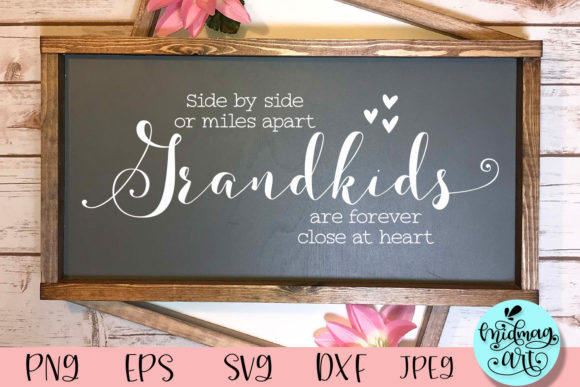 Grandkids Wood Sign Svg, Family Sign Svg